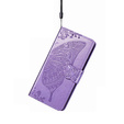 Etui z klapką do Samsung Galaxy A16 / A16 5G, Butterfly, fioletowe