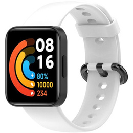 Pasek Silikonowy do Xiaomi Redmi Watch 2 Lite, Biały