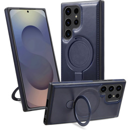 Etui do Samsung Galaxy S25 Ultra z podstawką – kompatybilne z MagSafe, niebieskie