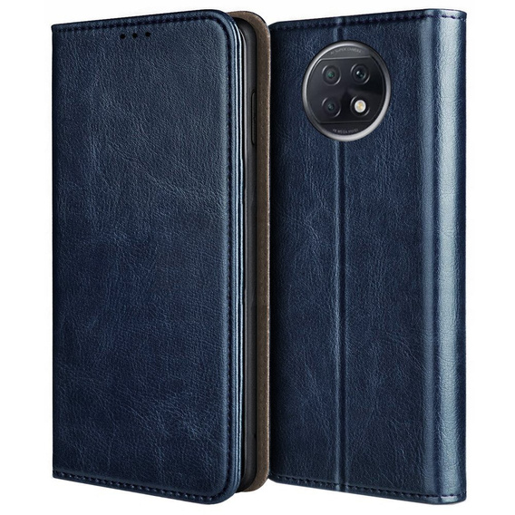 Skórzane Etui Wallet do Xiaomi Redmi Note 9T 5G, Dark Blue