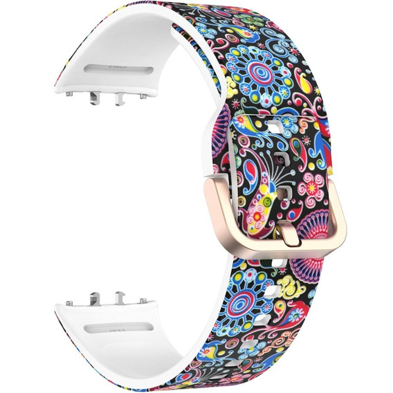 Pasek Silikonowy do Samsung Galaxy Fit 3, Colorful Jellyfish
