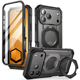 Etui Supcase do iPhone 17 Pro, Unicorn Beetle Grip Pro Mag, Black