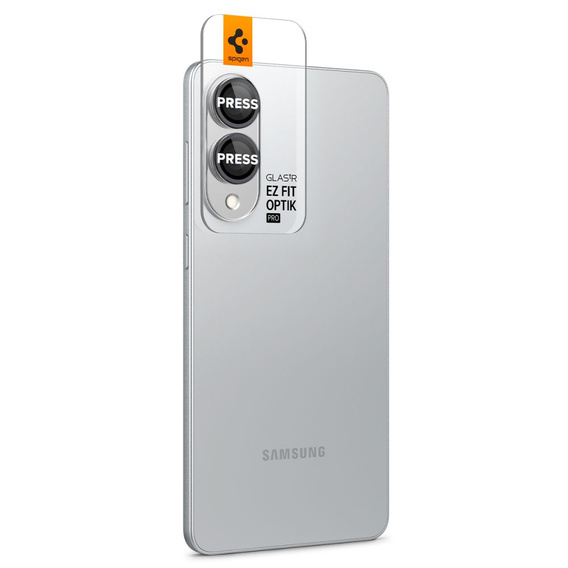 Osłona aparatu Spigen Optik Pro GLAS.tR EZ Fit do Samsung Galaxy S25 Edge – 2 sztuki, czarna