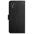 Etui z klapką do Samsung Galaxy Xcover 7, Split Leather, czarne