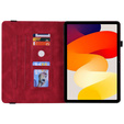 Etui do Xiaomi Redmi Pad SE 11", Motyle, czerwone