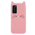 Etui do Huawei P40, Obudowa 3D KOT Case, Różowe