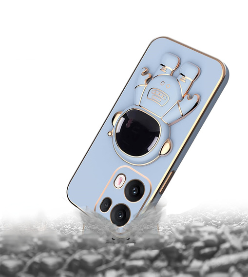 Etui do Oppo Reno 13 Pro, Astronaut, niebieskie