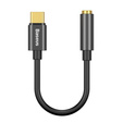 Baseus Przejściówka adapter przewód audio USB-C do mini jack 3,5mm