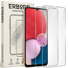 2x Szkło Hartowane do Samsung Galaxy A13 4G/5G, ERBORD 9H Hard Glass, szybka