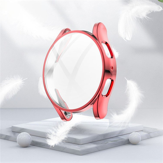 Etui z Osłoną na ekran do Samsung Galaxy Watch 5 44mm, Czerwony
