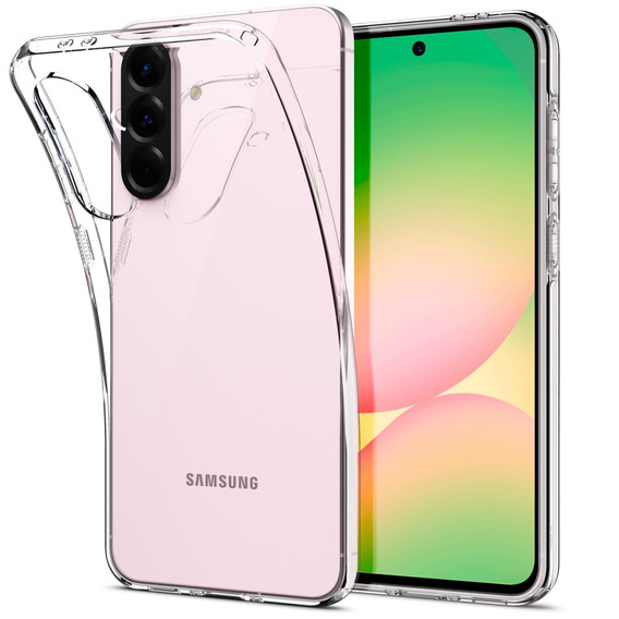 Etui Spigen do Galaxy A56 5G, Liquid Crystal, przezroczyste + Szkło hartowane 9h