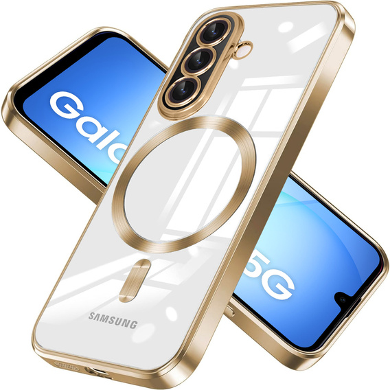 Etui do Samsung Galaxy A17 5G, Electro MagSafe, złote