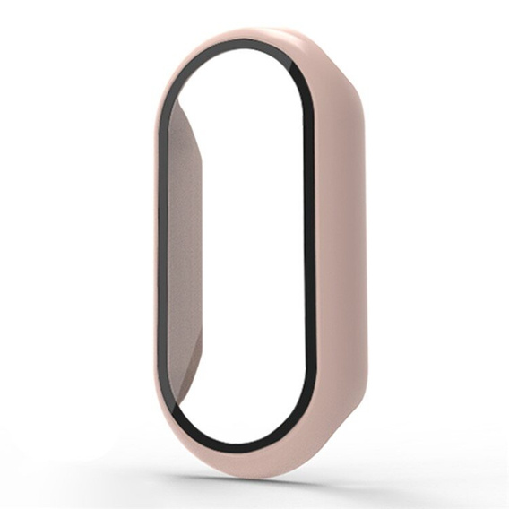 2w1 Etui + Szkło Hartowane do Xiaomi Smart Band 10 / 9 / 8, Różowe