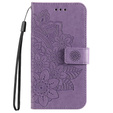 Etui z klapką do Samsung Galaxy A53 5G, Mandala Flower, fioletowe