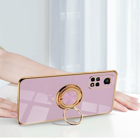 Etui do Xiaomi Mi 10T 5G / Mi 10T Pro 5G, Electro Ring, fioletowe