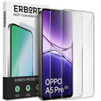 2x Szkło Hartowane do Oppo A5 Pro 5G, ERBORD 9H Hard Glass, szybka