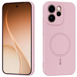 Etui do Oppo Reno 15 Pro, Silicone Lite, do MagSafe, różowe