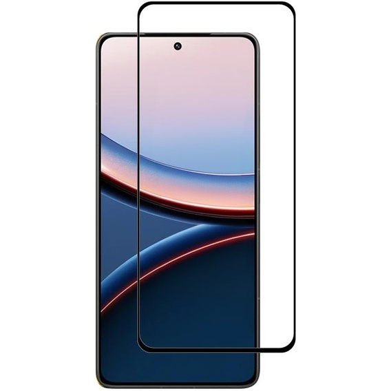 Szkło Hartowane 3D do Xiaomi Poco F7 Ultra, czarna ramka