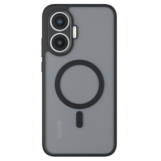 Etui do Xiaomi Poco F7 do MagSafe, ERBORD Matt Case - czarne