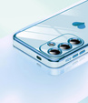 Etui do Samsung Galaxy S25 FE, Electro heart, niebieskie