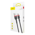 BASEUS Cafule Kabel Type-C 3A 1M - Black/Red