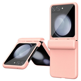 Etui do Samsung Galaxy Z Flip7 FE / Z Flip6, Slim Leather, różowe