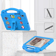 Etui do Samsung Galaxy Tab S6 Lite 10.4" 2020/2022/2024 / Tab A7 2020 T500 / T505 / Tab S6 T860/T865, Cute Patterns, z podstawką, Niebieskie