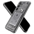 Etui Spigen do Samsung Galaxy S24, Ultra Hybrid, Zero One, białe