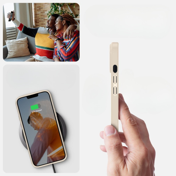 Etui Spigen do iPhone 14 Plus, Ultra Hybrid, Sand Beige, beżowe