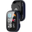 2w1 Etui + Szkło Hartowane do Xiaomi Redmi Watch 3 Active, Granatowy
