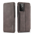 Etui z klapką do Samsung Galaxy A52 5G / 4G, LC.IMEEKE, szare