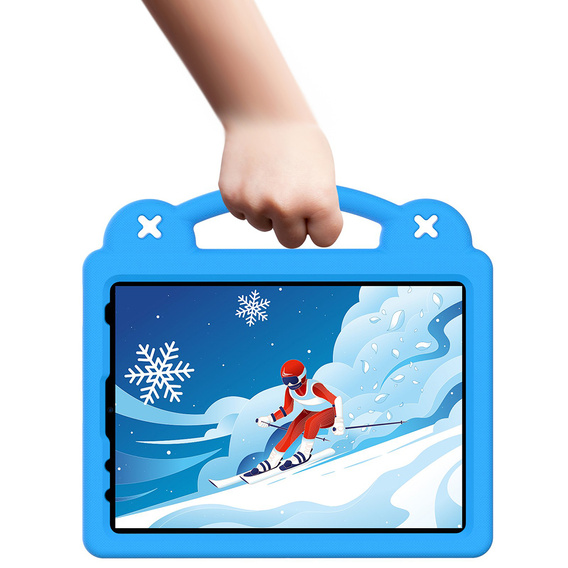 Etui do iPad 11" 2025 A16 (11 gen.) / iPad 10.9" 2022 (10 gen.), Cute Patterns, z podstawką, Niebieskie