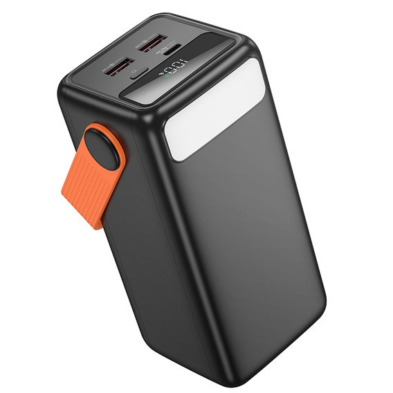 Borofone Power Bank 50000mAh BJ66A Magnifico - 2xUSB + Typ C - QC 3.0 22,5W + PD 20W - czarny