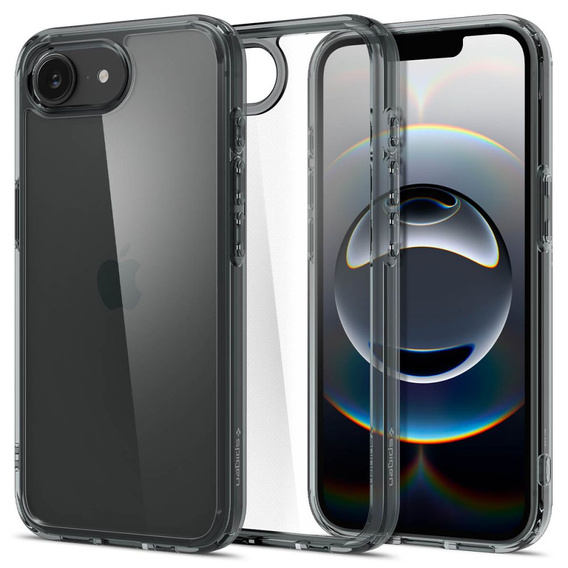 Etui Spigen Ultra Hybrid do iPhone 16e + Szkło hartowane 9H – Space Crystal