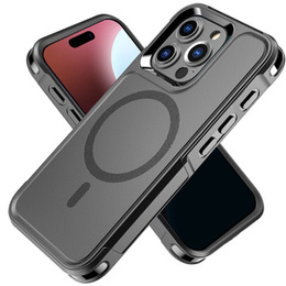 Etui do iPhone 16 Pro, MagForce MagSafe, czarne