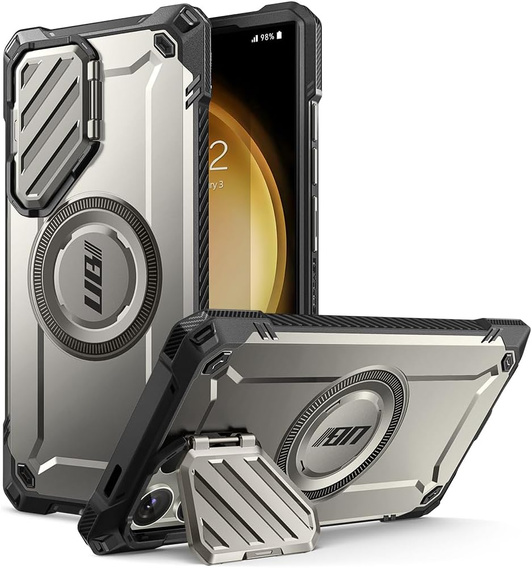 Etui Supcase do Samsung Galaxy S24 Ultra, UB Mag XT, TiGrey