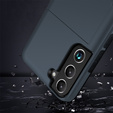 Etui do Samsung Galaxy S22, Sliding Card Holder, granatowe