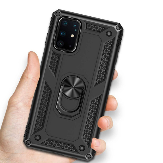 Etui pancerne do Samsung Galaxy S10 Lite, Nox Case Ring, czarne