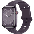 Pasek Silikonowy do Apple Watch 1/2/3/4/5/6/7/8/9/10/SE/Ultra/Ultra 2 42/44/45/49MM, Leopard, Fioletowy