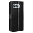 Etui z klapką do T Phone 3 5G, Crazy Horse Wallet, czarne