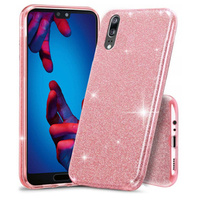 Etui Glitter Case do Huawei P20, Pink