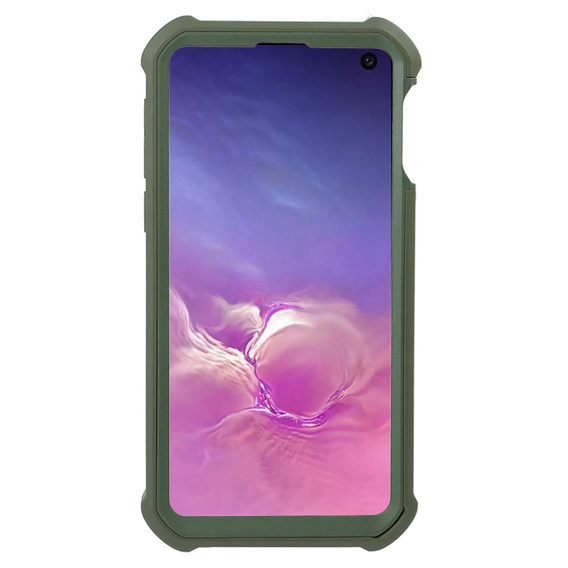 Etui pancerne do Samsung Galaxy S10e, Dexnor Full Body, zielone