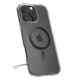 Etui z MagSafe Spigen do iPhone 16 Pro Max, Ultra Hybrid, przezroczyste + Szkło Hartowane 9H