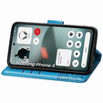 Etui z klapką do Nothing Phone 3 5G, Butterfly, niebieskie