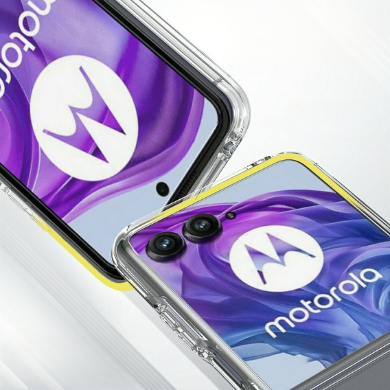 Etui TPU + Akrylowe do Motorola Razr 60 Ultra 5G, przezroczyste
