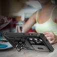 Etui do Samsung Galaxy S25 Ultra, KickStand Camera Lens, czarne