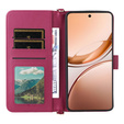 Etui portfelowe z paskiem na ramię do Vivo V50 Lite 5G – Różowe