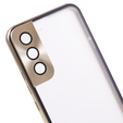 Etui do Samsung Galaxy S21, Magnetic Dual Glass, złote