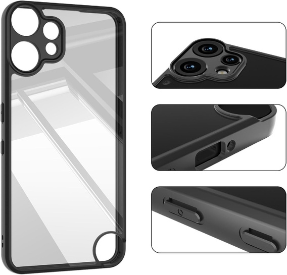 Etui do CMF Nothing Phone 2 Pro, Fusion Hybrid, przezroczyste