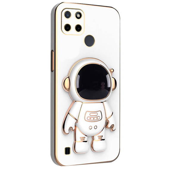 Etui do Realme C21Y/C25Y, Astronaut, białe